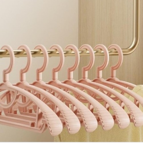 4-PIECE CLOTH HANGER / PINK F150