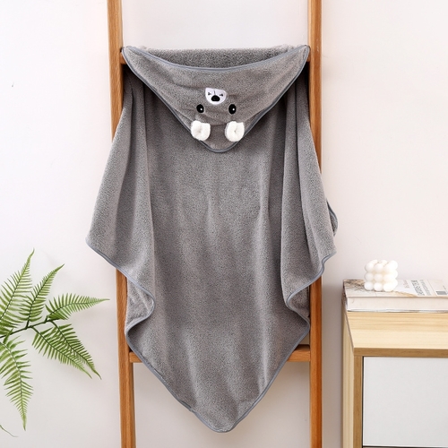 BABY BLANKET 80*80CM - BEAR U485 - Color: gray bear 80x80cm