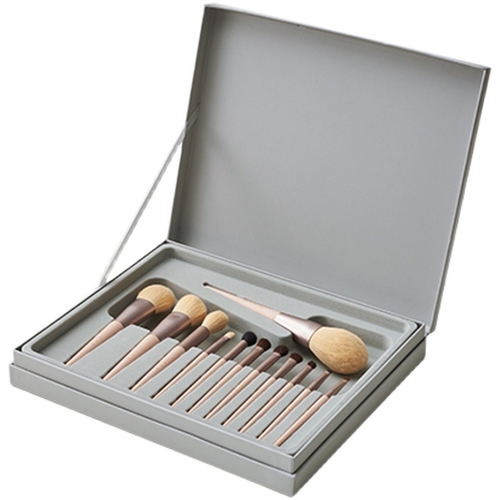 12-PIECE MAKEUP BRUSH SET - BOX F058 - 12-PIECE MAKEUP BRUSH WITH BOX CASE