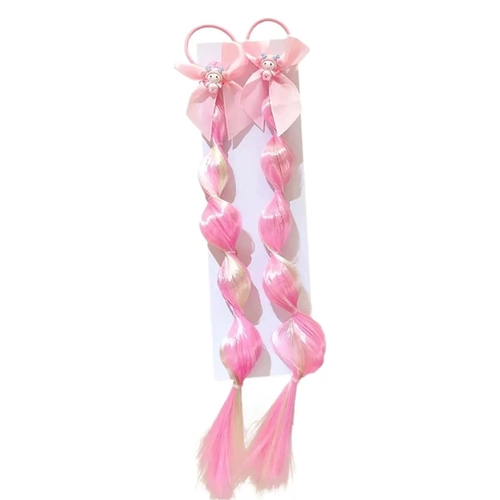 2-PIECE HAIR TIE - BLONDE PINK S04 - Color:blonde pink my melody