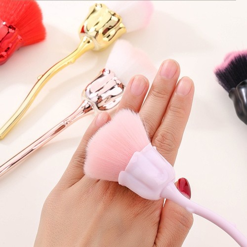 ROSE MAKEUP - NAIL ART BRUSH / S20 - ROSE MAKEUP BRUSH - NAIL ART BRUSH FOR DUSTING
