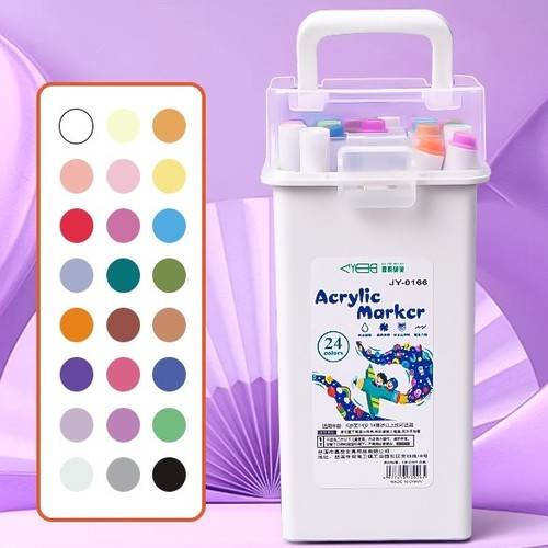 24 COLORS-ACRYLIC MARKER - U37 - 24 COLORS-ACRYLIC MARKER