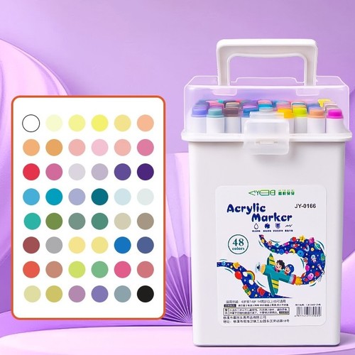 48 COLORS-ACRYLIC MARKER - U37 - 48 COLORS-ACRYLIC MARKER