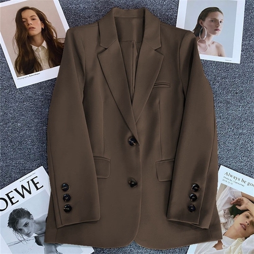 WOMEN'S COAT - COFFEE U177 - Color:coffee