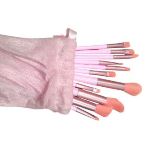 11-PIECE MAKEUP BRUSH+BRUSH BAG / U128 - 11-PIECE MAKEUP BRUSH+BRUSH BAG