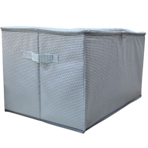 STORAGE BOX 50X35X30CM / K113 - Color : Green stripes  Size : 50x35x30cm