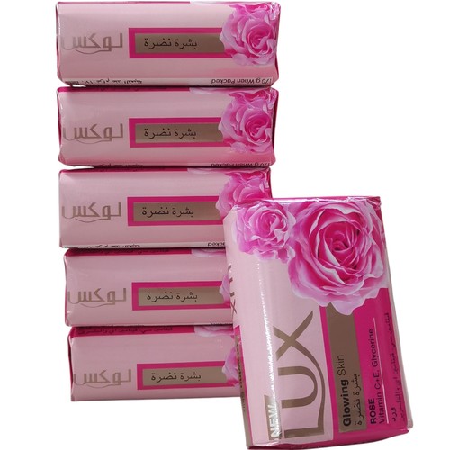 6-PIECE 170G LUX ROSE SOAP - BO226 - Glowing skin - Rose