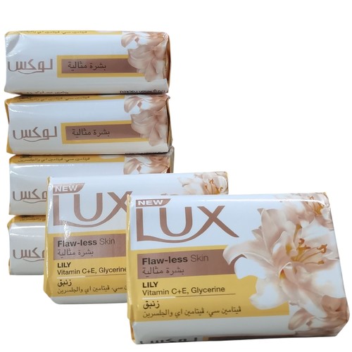 6-PIECE 170G LUX LILY SOAP - BO228 - Flaw-less skin - Lily