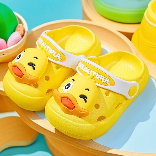 CHILDREN'S 3D ANIMAL CLOGS - CUTE YELLOW DUCK K76 - CHILDREN'S 3D ANIMAL CLOGS - CUTE YELLOW DUCK
