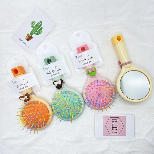 1-PIECE GIRL'S  AIR CUSHION COMB / S37 - Color: Little Rainbow