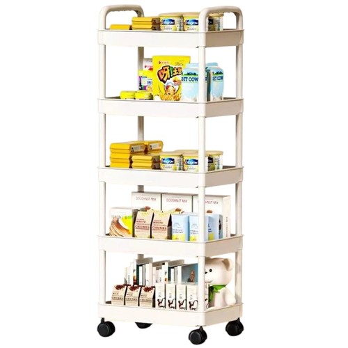 5 LAYER MOVABLE STORAGE RACK - U165 - 32x21x113cm