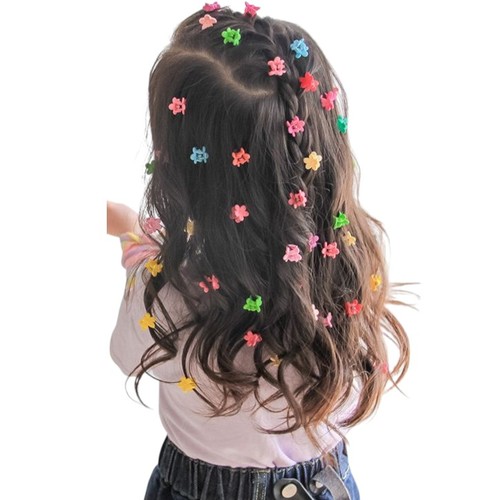 100-PIECE CANNED HAIR CLIPS / FLOWER S80 - 100-PIECE CANNED HAIR CLIPS / FLOWER Assorted color