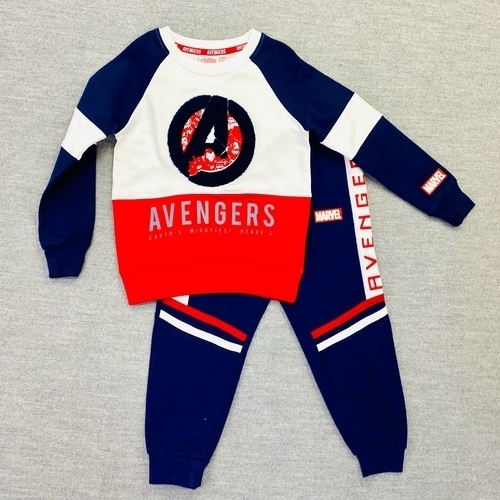 AVENGERS PAJAMA SET - AW21LLAV7/AW21LLAV5 - Three-tone: white, blue, red