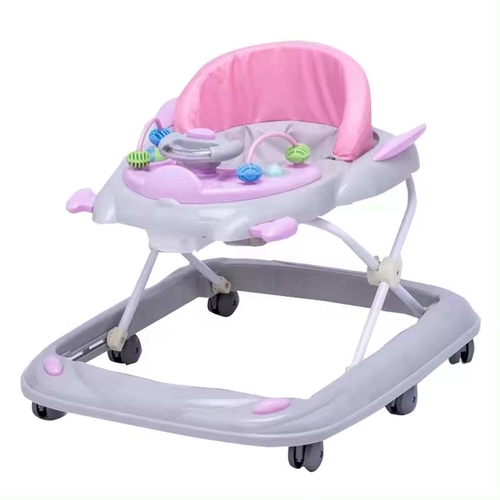 BABY WALKER - 101 - 6-12 MONTHS COLOR: GRAY-PINK