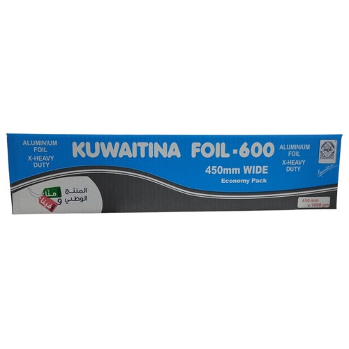 QUALITY MAGIC-600 ALUMINUM FOIL - BO090 - 450mmx1000gmHEAVY-DUTY ALUMINUM FOIL CATERING SIZE