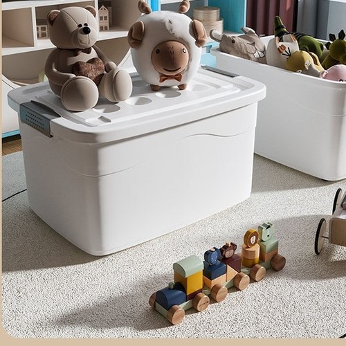 MOVABLE STORAGE BOX 45X33X26.5 - SMALL U229 - Actual size with wheels and cover : 46x33x26.5