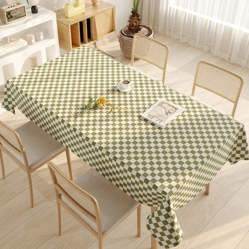 140*180CM WATERPROOF TABLECLOTH  / GREEN S635 - 140*180CM WATERPROOF TABLECLOTH  / GREEN