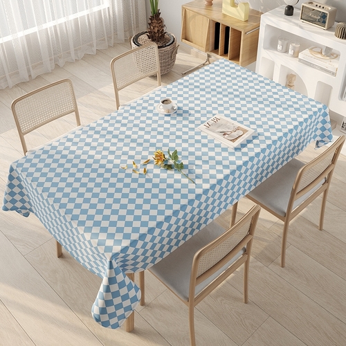 140*200CM WATERPROOF TABLECLOTH  / BLUE S635 - 140*200CM WATERPROOF TABLECLOTH  / BLUE