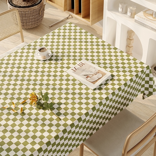140*220CM WATERPROOF TABLECLOTH  / GREEN S635 - 140*220CM WATERPROOF TABLECLOTH  / GREEN