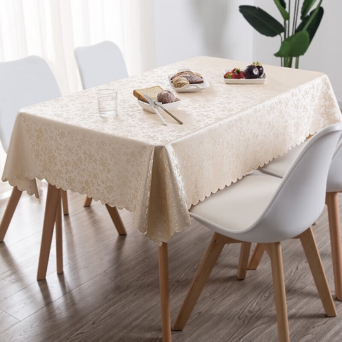 140*180CM WATERPROOF TABLECLOTH - FLORAL PRINT F295 - Suitable for rectangular or round tabletop