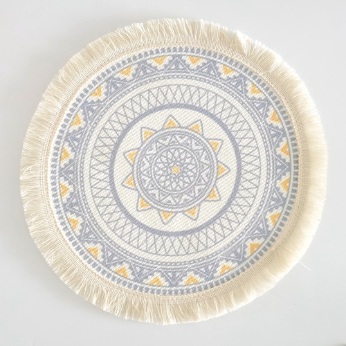 BOHEMIAN COTTON THREAD PLACEMAT 34CM / S144A - BOHEMIAN COTTON THREAD PLACEMAT 34CM