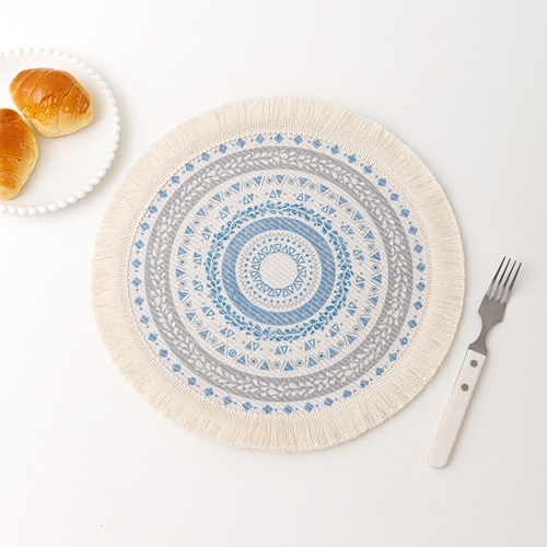 BOHEMIAN COTTON THREAD PLACEMAT 34CM / S144D - BOHEMIAN COTTON THREAD PLACEMAT 34CM