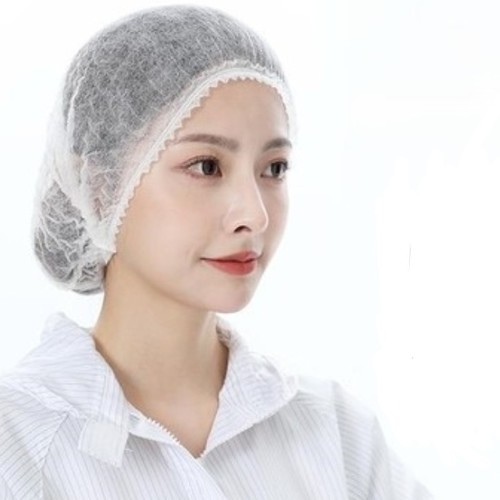 DISPOSABLE HAIR NET BO241 - COLOR WHITE 50 PIECES PER BOX