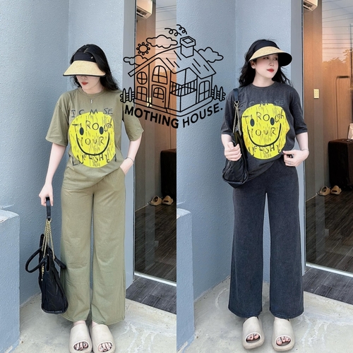 WOMEN’S TOP AND PANTS SET / ONE SIZE  S780 - One size