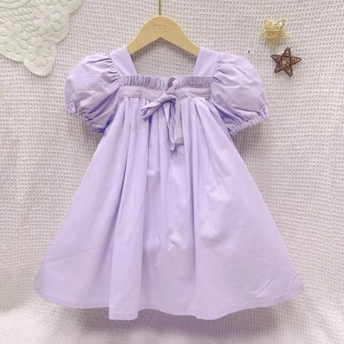 PURPLE DRESS FOR GIRLS S773 - Color:purple