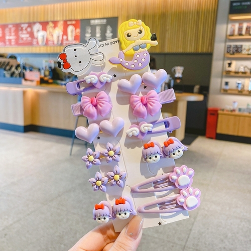 HAIRPINS 14 PIECES / PURPLE S56 - HAIRPINS FOR CHILDREN 14 PIECES Purple