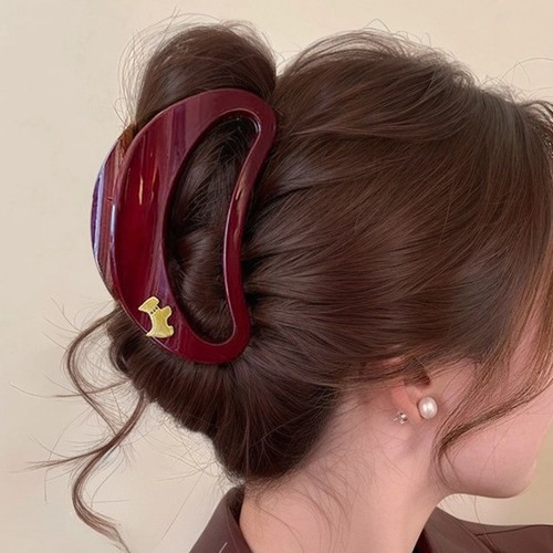 HAIRCLIP / U320R - 11cm Red
