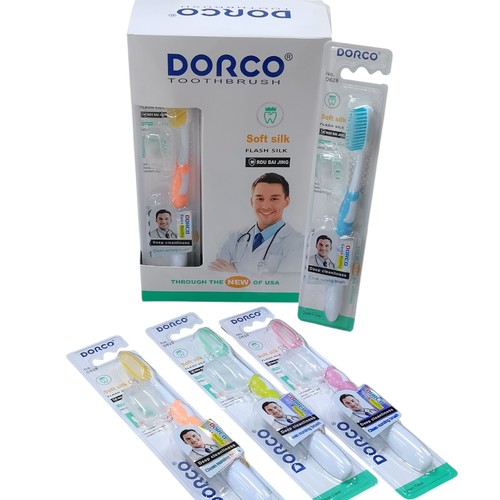 1-PEACE DORCO TOOTHBRUSH BO361 - Soft silk-Flash silk