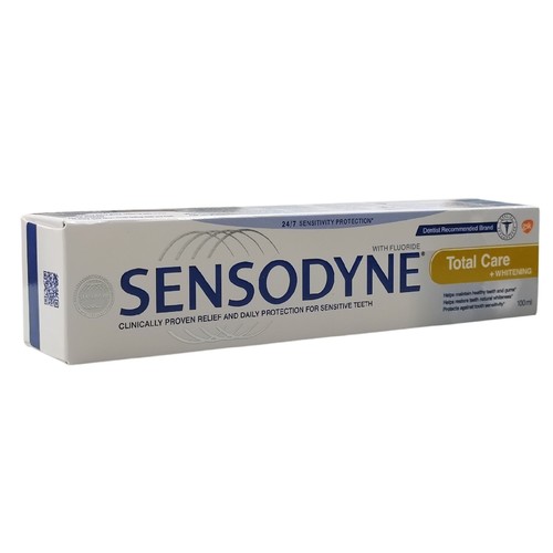 100ML SENSODYNE TOTAL CARE+WHITENING BO362 - SENSODYNE WITH FLOURIDE TOTAL CARE+WHITENING.