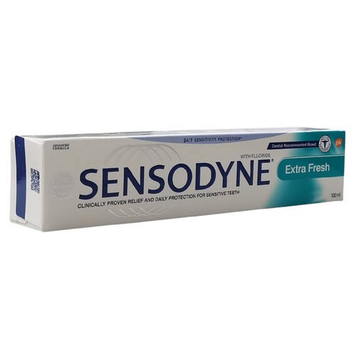 100ML SENSODYNE EXTRA FRESH BO363 - SENSODYNE WITH FLOURIDE EXTRA FRESH.