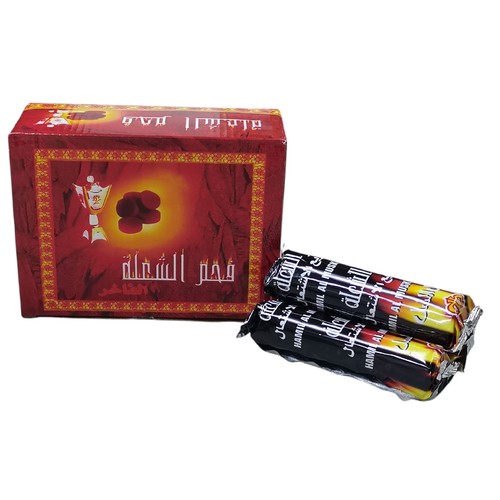 100-PIECE CHARCOAL TORCH BO367 - Quantity : 10rolls x 10pcs each  Weight : 700g
