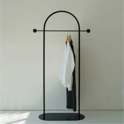 METAL CLOTHES RACK WITH SIDE HOOKS U304
