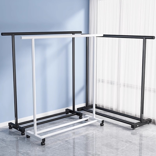 DRYING RACK SINGLE POLE TYPE 120x35x140cm U326 - Color: black