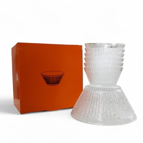 6PCS 280ML GLASS SOUP BOWL+1PC GLASS SERVING BOWL BO410 - 7PCS IN 1 SET