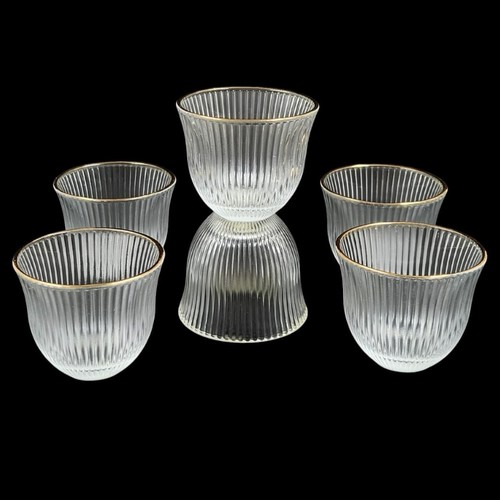 12-PIECE GLASS CUP SET BO422 - Tea / coffee cup 12pcs x 6x3x5cm
