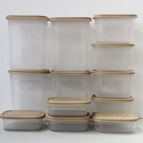 12-PIECE FRESHLIFE FOOD STORAGE BOX BO428 - 4pcs 0.3L 4pcs 0.6L 4pcs 1.2L