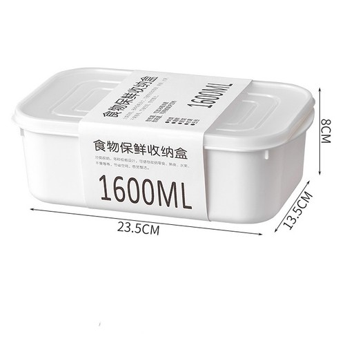 1600ML FOOD STORAGE BOX U449 - Notes on use:Remove the food cover when defrosting or heating food.Do not place this product in an open flame, oven, or grill use.&nbsp;
Product Name: Japanese Style Food Storage ContainerMaterial: PP+PESpecifications: 350MLColor: whiteProduct grade: qualified productShelf life: 3 years