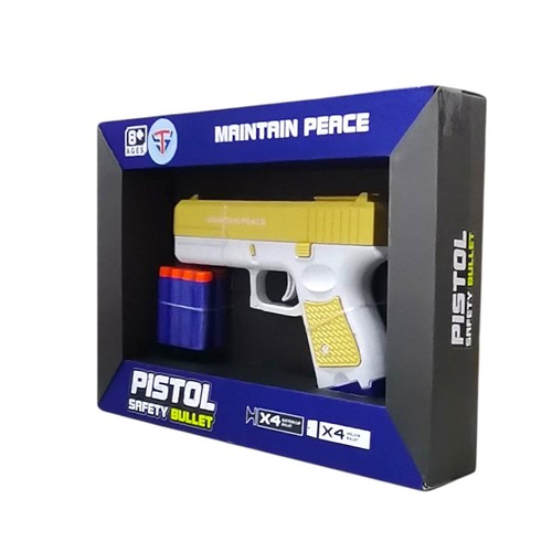 TOY GUN WITH SOFT BULLETS VS2143 - Pistol safety bullet Ages: 8+