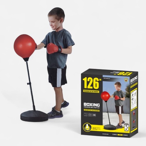 BOXING SET-126CM VS2032 - Maximum size:126cm Boxing punching ball play set&nbsp; For ages 6+