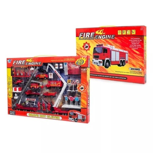 FIRE ENGINE SET VS2017 - Material : die cast metal Ages 3+
