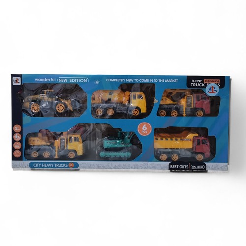 6-PIECE FRICTION CONSTRUCTION CAR VS2013 - Ages 3+