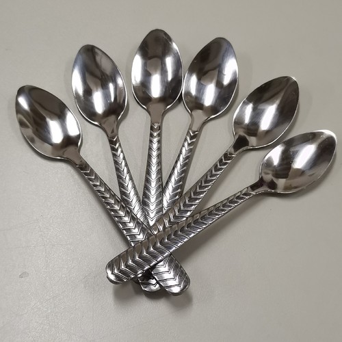 6-PIECE STAINLESS STEEL DESSERT SPOON BO514 - Height:11.5 Design : botanic garden Material : stainless steel