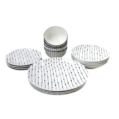 16-PIECE DINNER SET BO556 - 16-PIECE DINNER SET27CM DINNER PLATE X 4PCS&nbsp; 20CM SOUP PLATE X 4PCS 19CM DESSERT PLATE X 4PCS 14CM BOWL X 4PCS