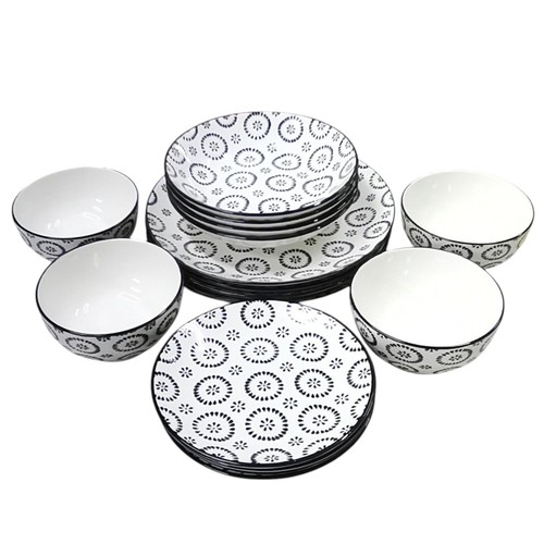 16-PIECE DINNER SET BO559 - 16-PIECE DINNER SET27CM DINNER PLATE X 4PCS&nbsp; 20CM SOUP PLATE X 4PCS 19CM DESSERT PLATE X 4PCS 14CM BOWL X 4PCS