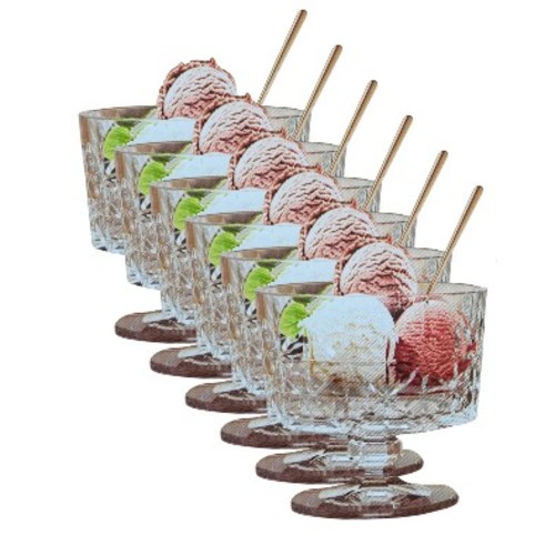 6-PIECE 5oz DESSERR BOWLS BO572 - 6-PIECE 5oz DESSERR BOWLS