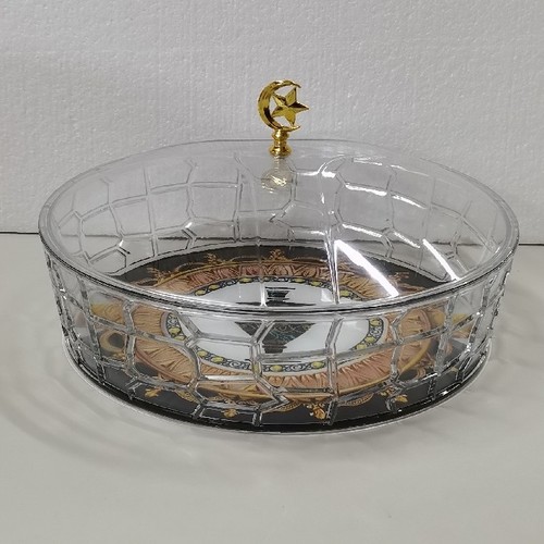 MULTI-PURPOSE ROUND FRUIT BOWL WITH LID BO576 - 25cm bowl